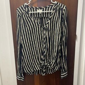 RVCA Stripped Button Down